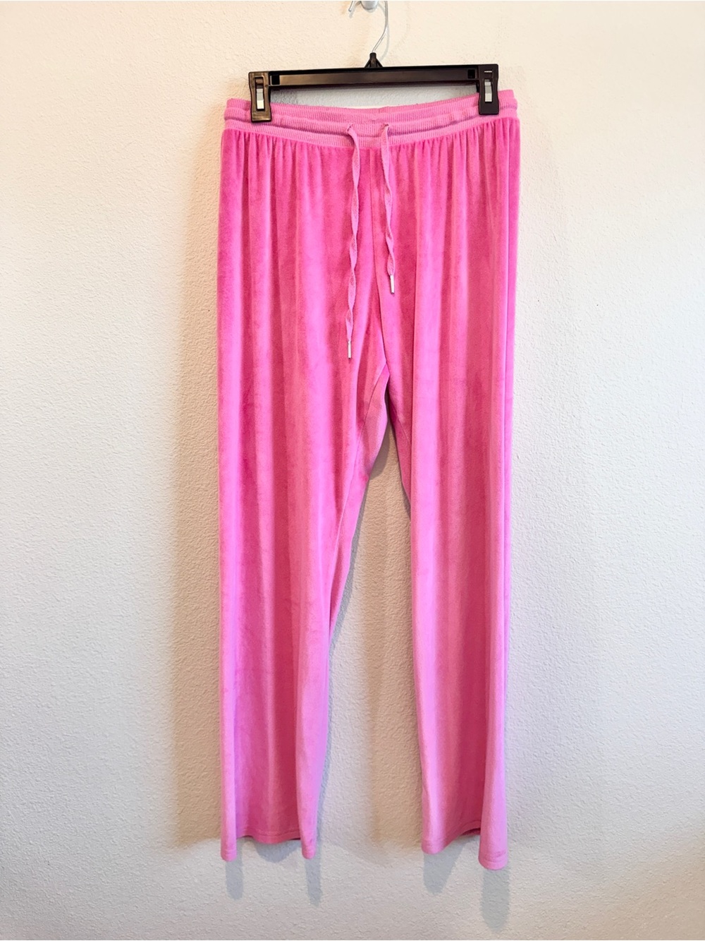 Juicy Couture Vintage Velour Lounge Pants Y2K McBling Barbiecore Pink M G63 - Picture 2 of 11